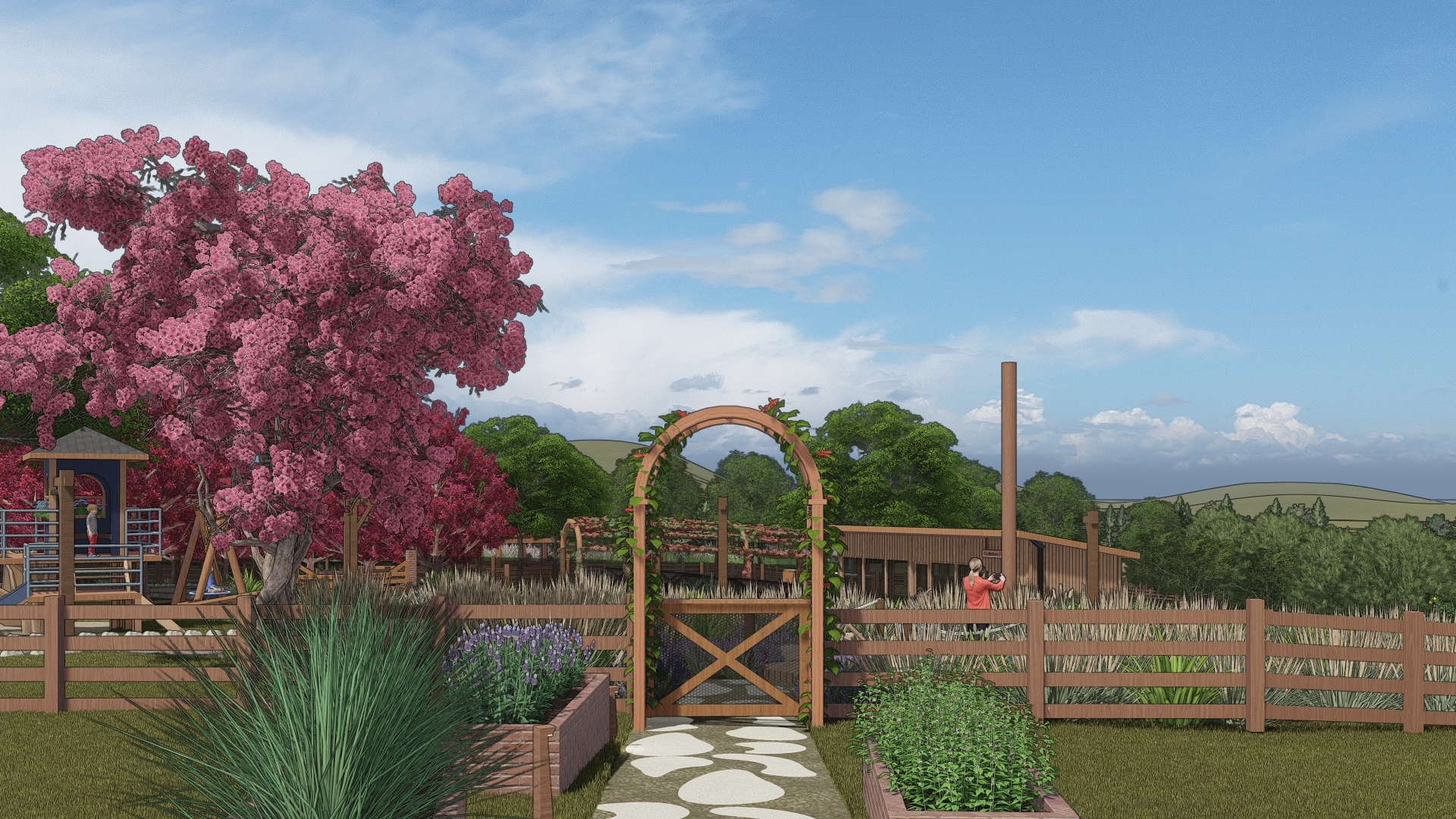 image Horta de temperos do projeto Sítio Colina Liberdade da LEIVA Arquitetura Rural