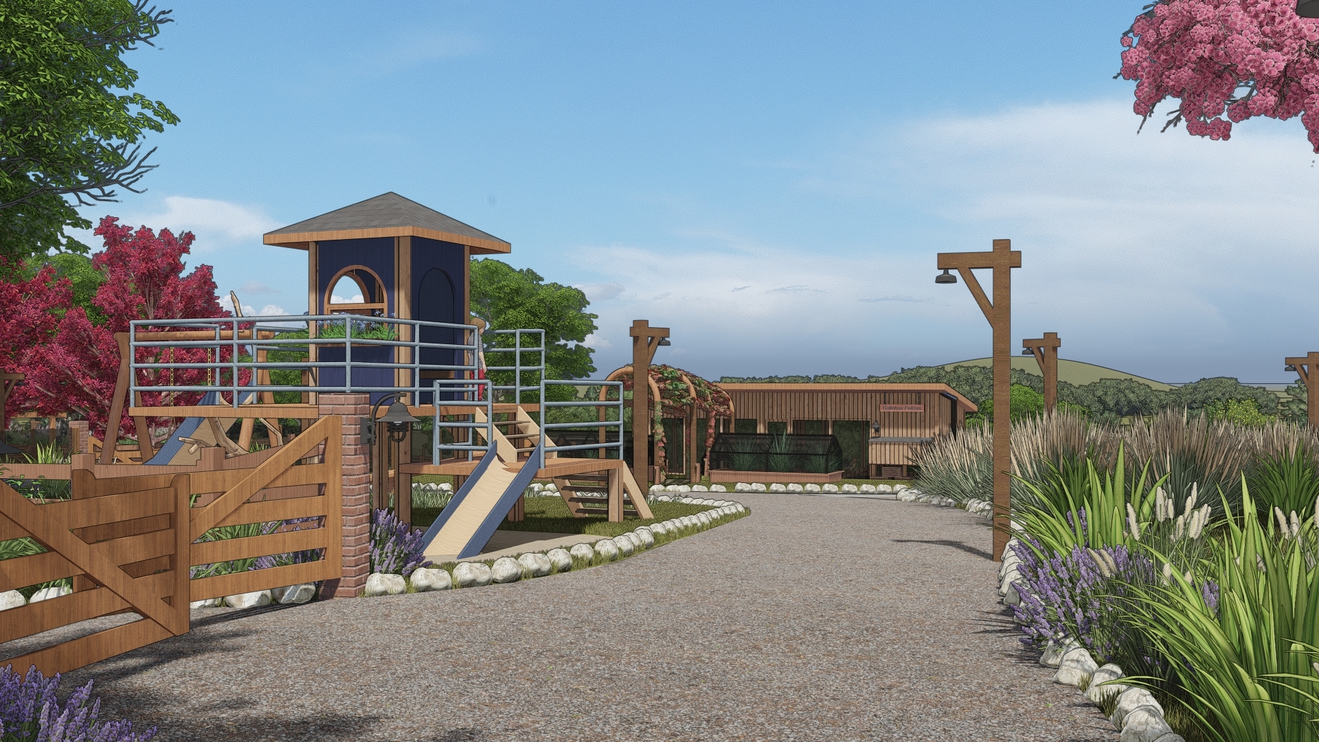 Sítio Colina Liberdade - playground Playground do projeto Sítio Colina Liberdade da LEIVA Arquitetura Rural